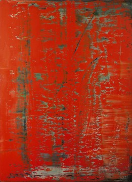 Richter Abstraktes Bild Rot1 Moderno Pinturas al óleo